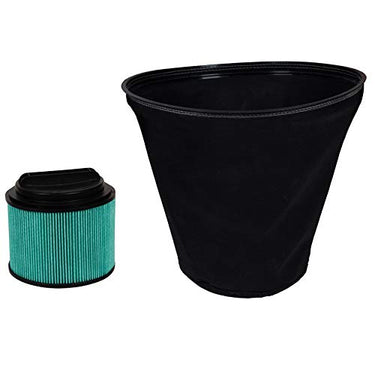 Original Einhell Dual-Staub-Filtersystem (Nass-Trockensauger-Zubehör, Set aus HEPA-Faltenfilter und Filtersack, filtert Feinstaub, schützt Motor, geeignet für Allergiker) im Sale